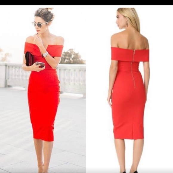N Nicholas red dress saks new - Picture 1 of 4